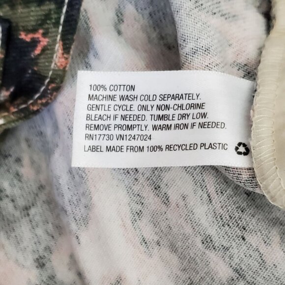 Rachel Comey Olive Crayon Leopard Print Ankle Pants Size 14 100% Cotton - Picture 8 of 11